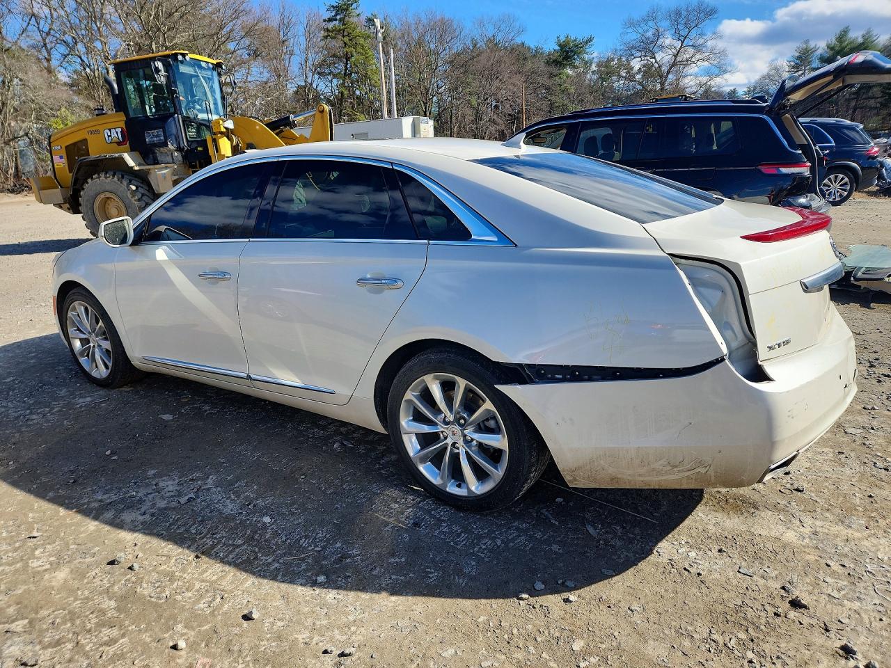 2014 Cadillac Xts Luxury Collection White vin: 2G61M5S36E9317245