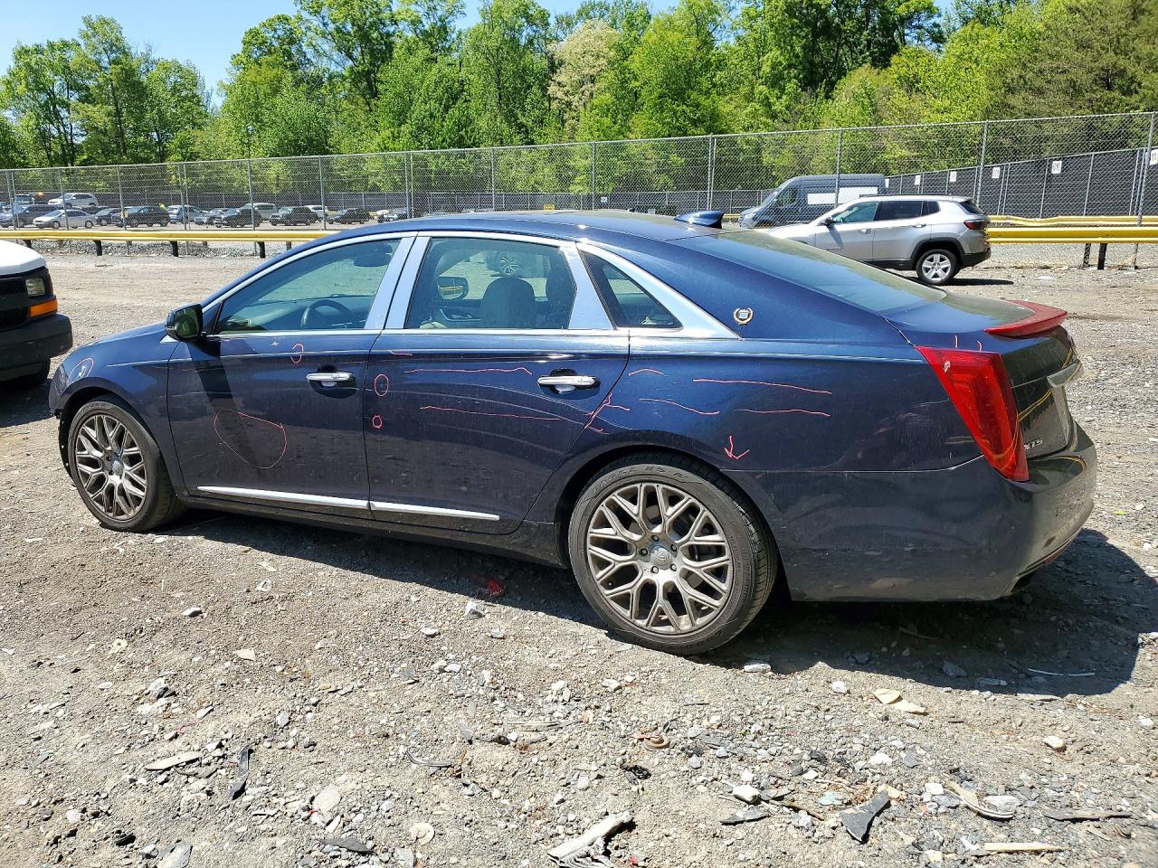 2015 Cadillac Xts Luxury Collection Blue vin: 2G61M5S36F9189851
