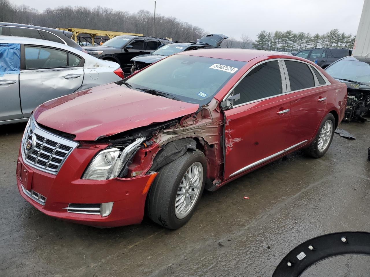 2015 Cadillac Xts Luxury Collection Red vin: 2G61M5S36F9248672