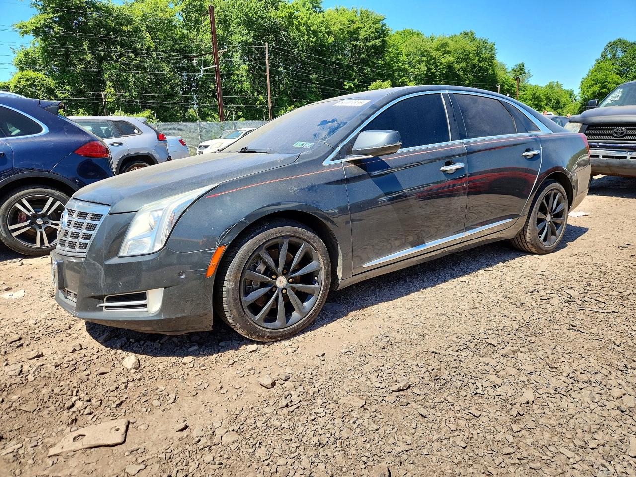 2014 Cadillac Xts Luxury Collection Черный vin: 2G61M5S37E9119712
