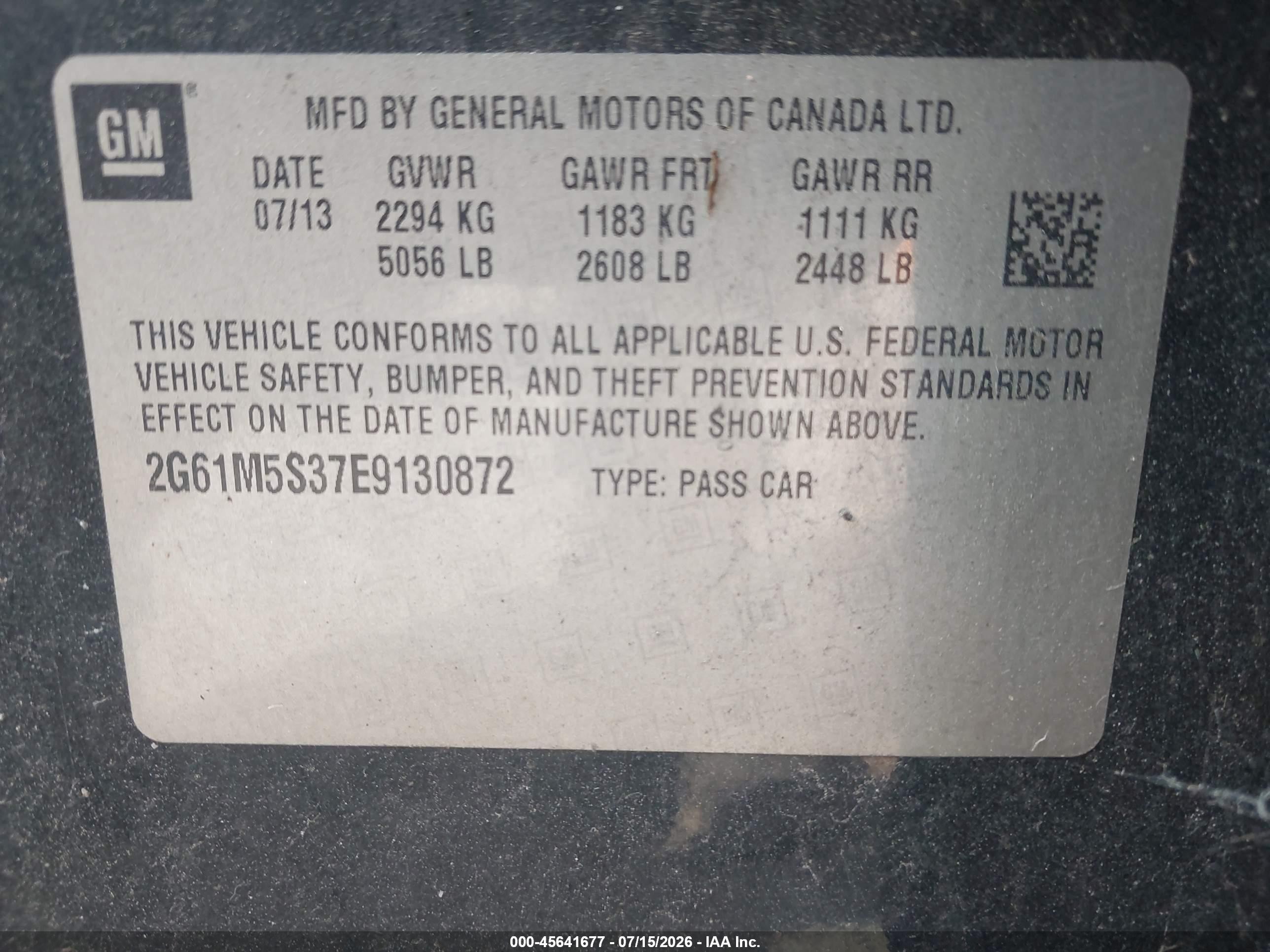 2014 Cadillac Xts Luxury Black vin: 2G61M5S37E9130872