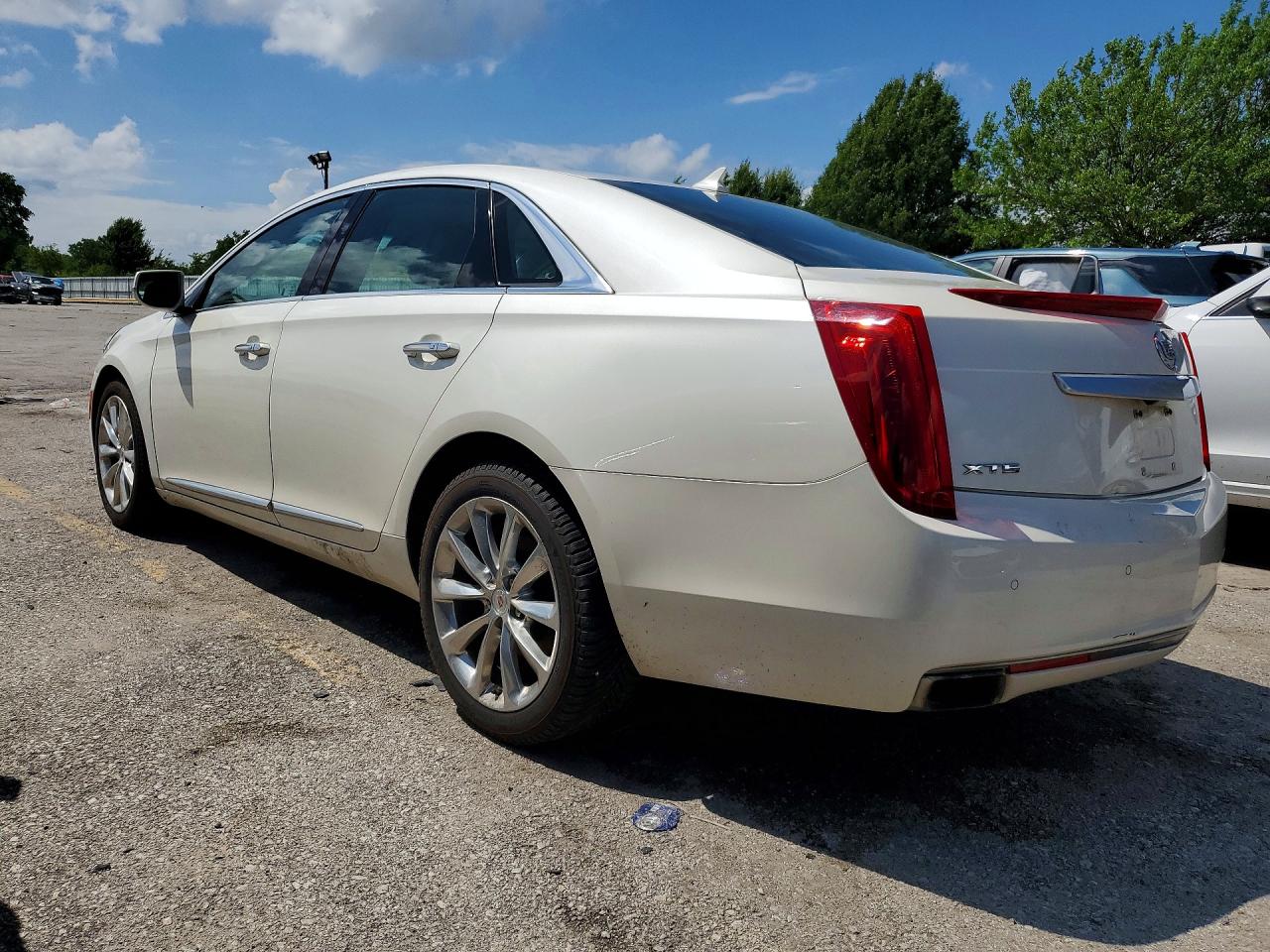2014 Cadillac Xts Luxury Collection White vin: 2G61M5S37E9135330