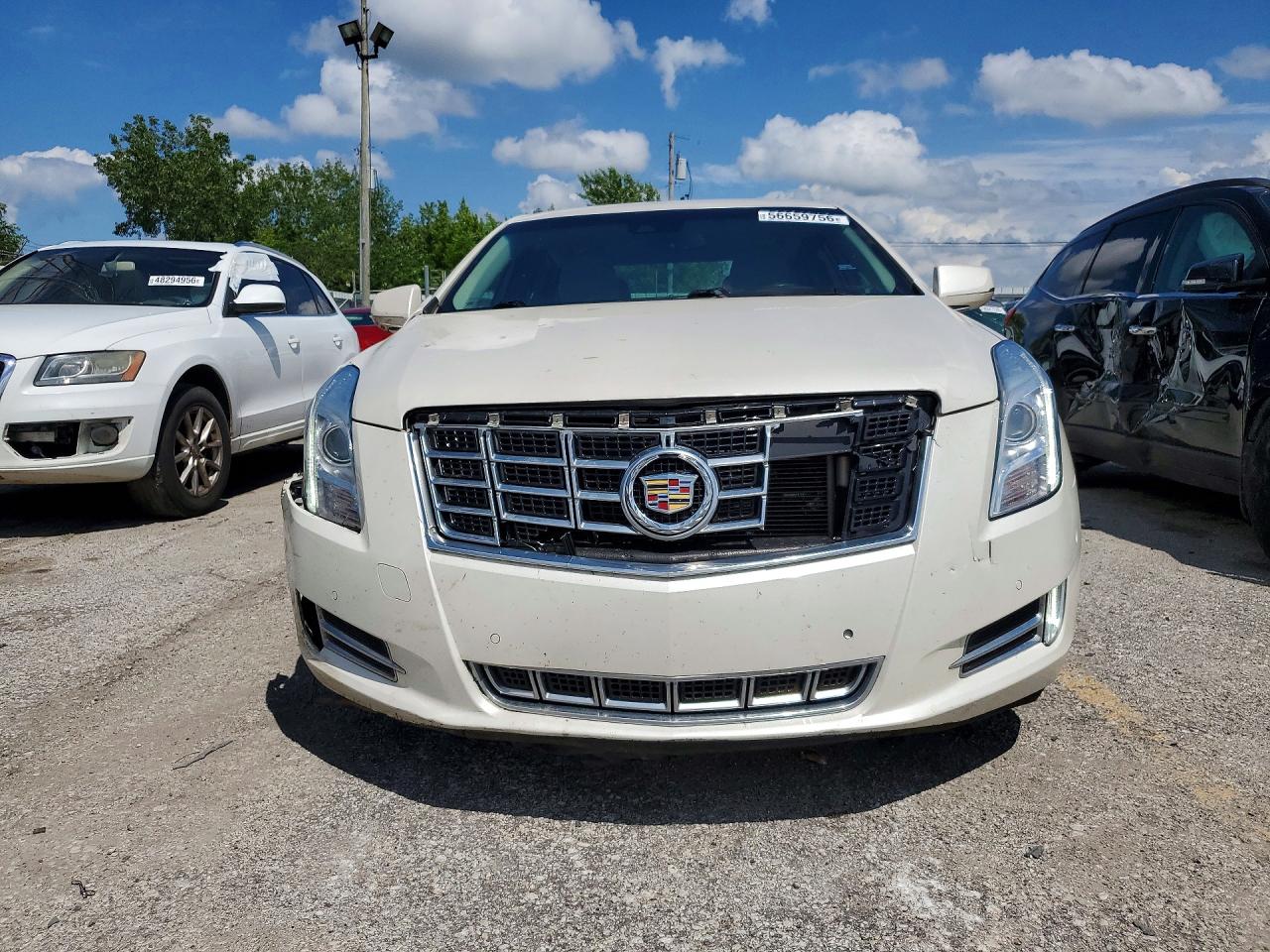 2014 Cadillac Xts Luxury Collection White vin: 2G61M5S37E9135330