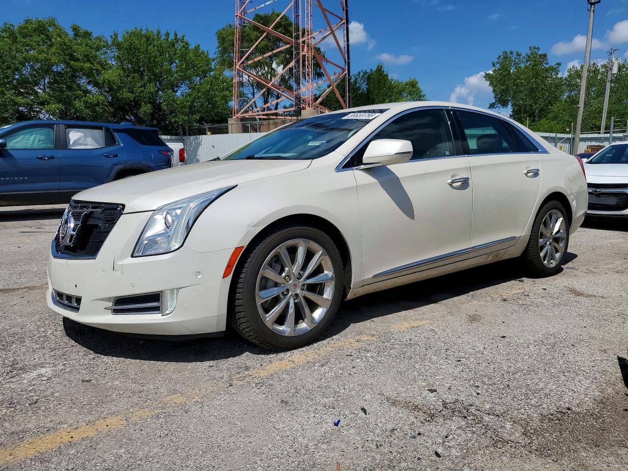 2014 Cadillac Xts Luxury Collection White vin: 2G61M5S37E9135330