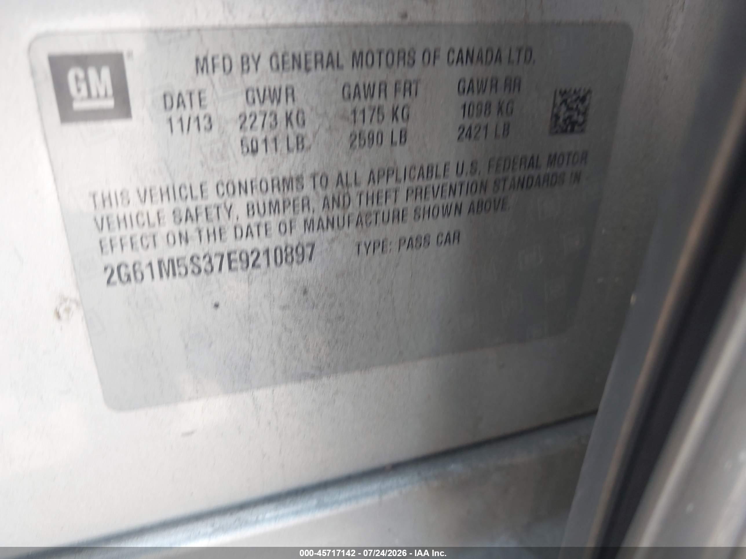 2014 Cadillac Xts Luxury Silver vin: 2G61M5S37E9210897