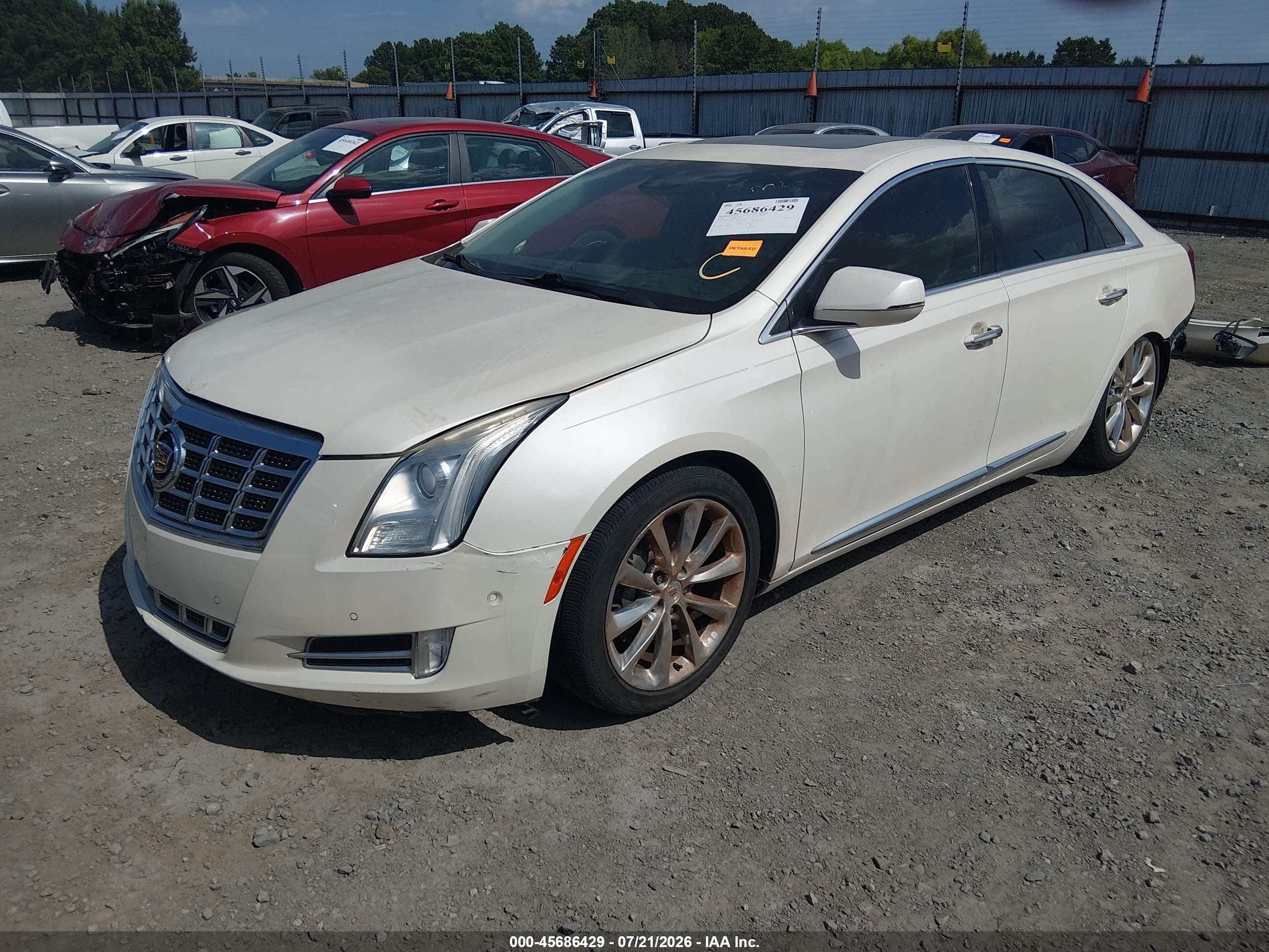 2014 Cadillac Xts Luxury White vin: 2G61M5S38E9277024