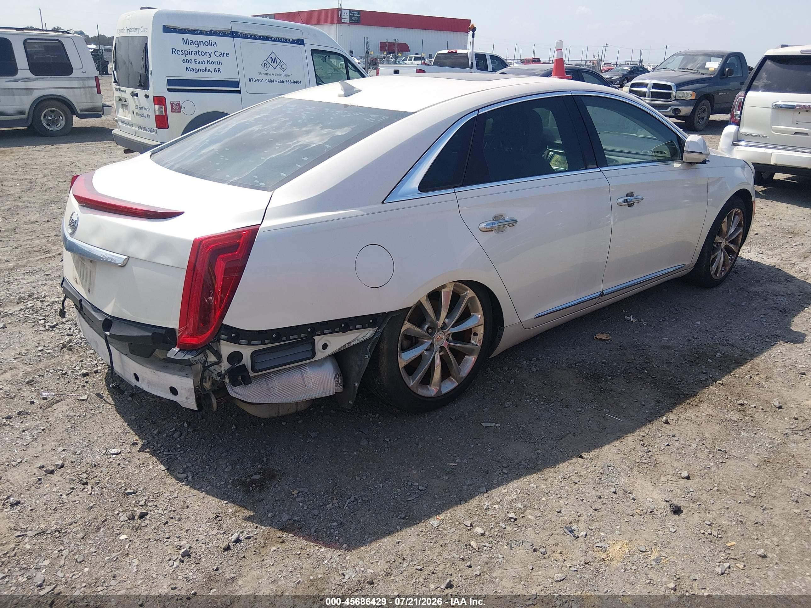 2014 Cadillac Xts Luxury White vin: 2G61M5S38E9277024