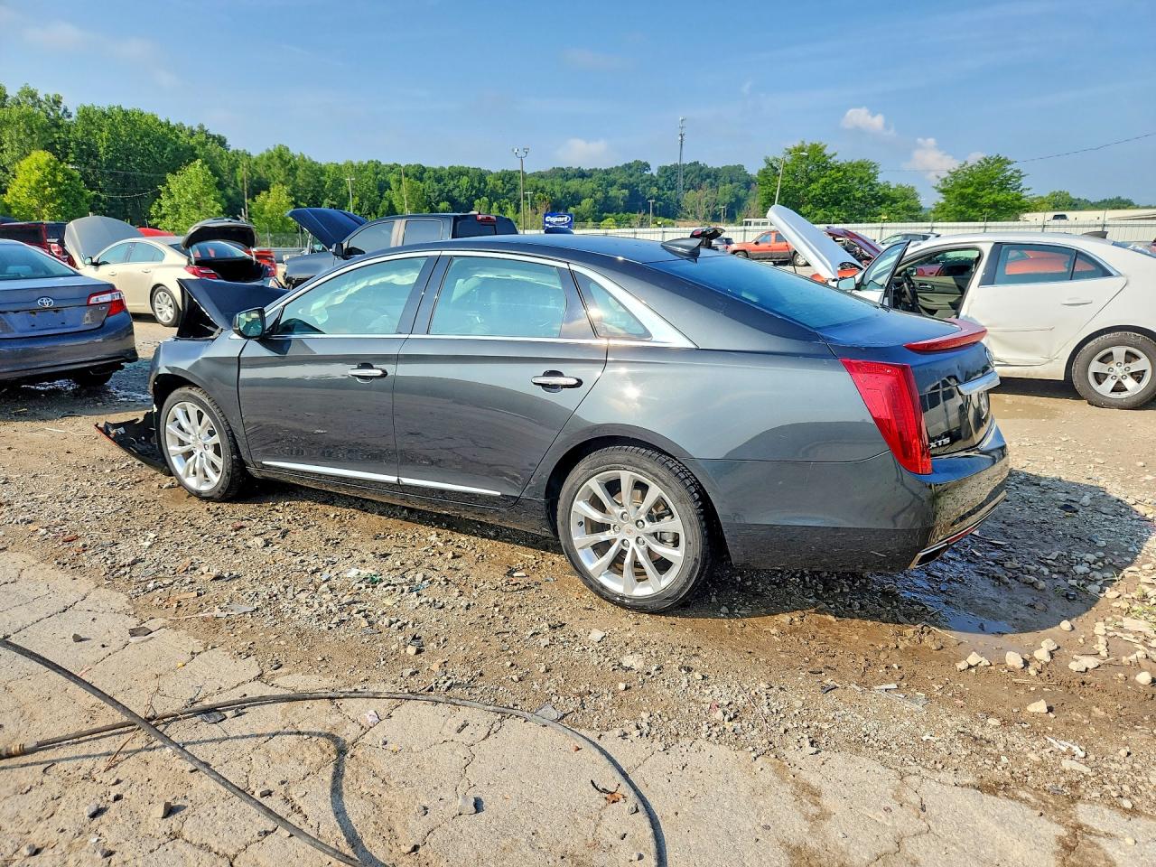 2015 Cadillac Xts Luxury Collection Charcoal vin: 2G61M5S38F9256899