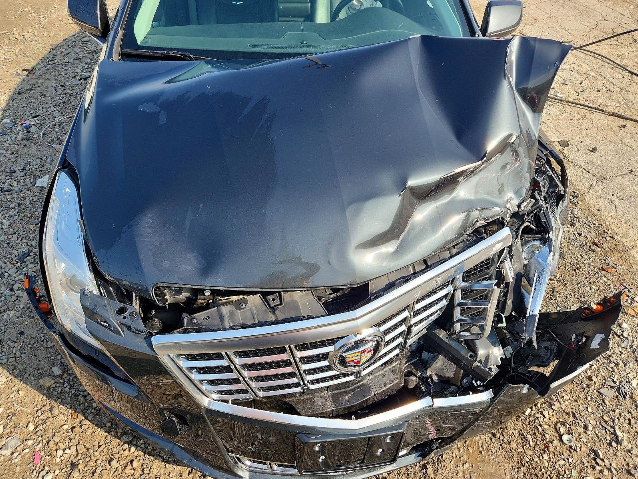 2015 Cadillac Xts Luxury Collection Charcoal vin: 2G61M5S38F9256899