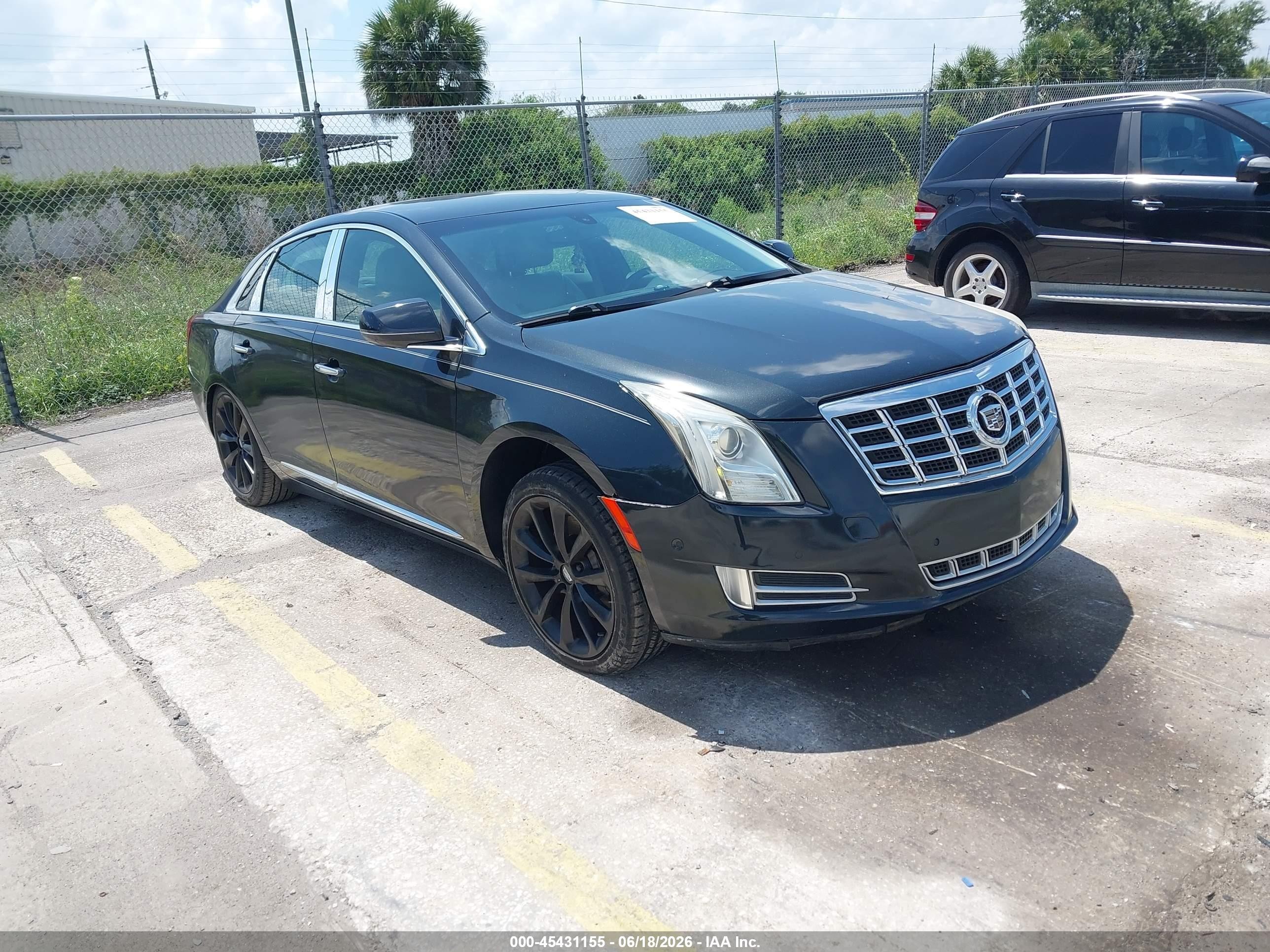 2014 Cadillac Xts Luxury Black vin: 2G61M5S39E9217298