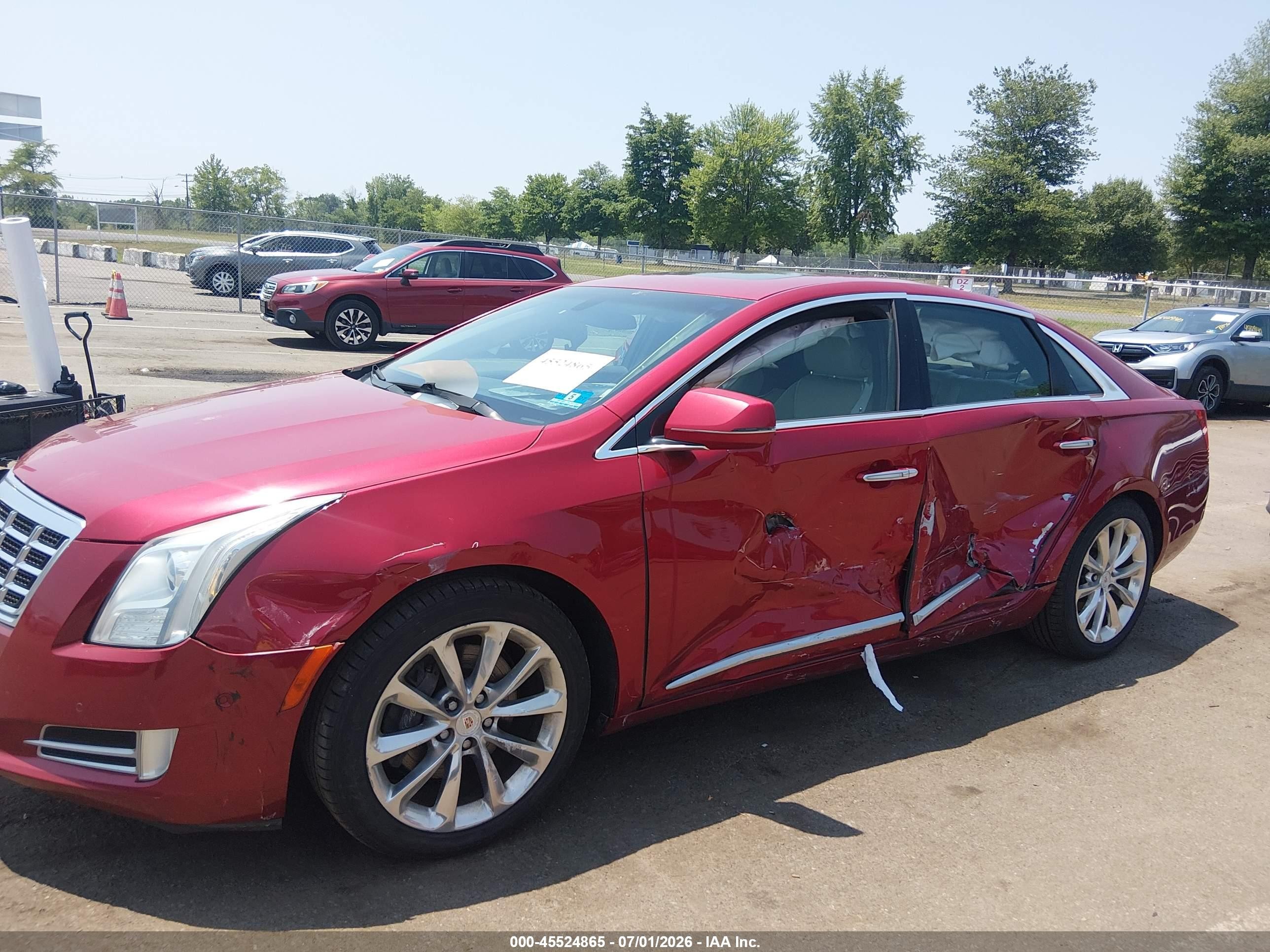 2014 Cadillac Xts Luxury Red vin: 2G61M5S39E9237910