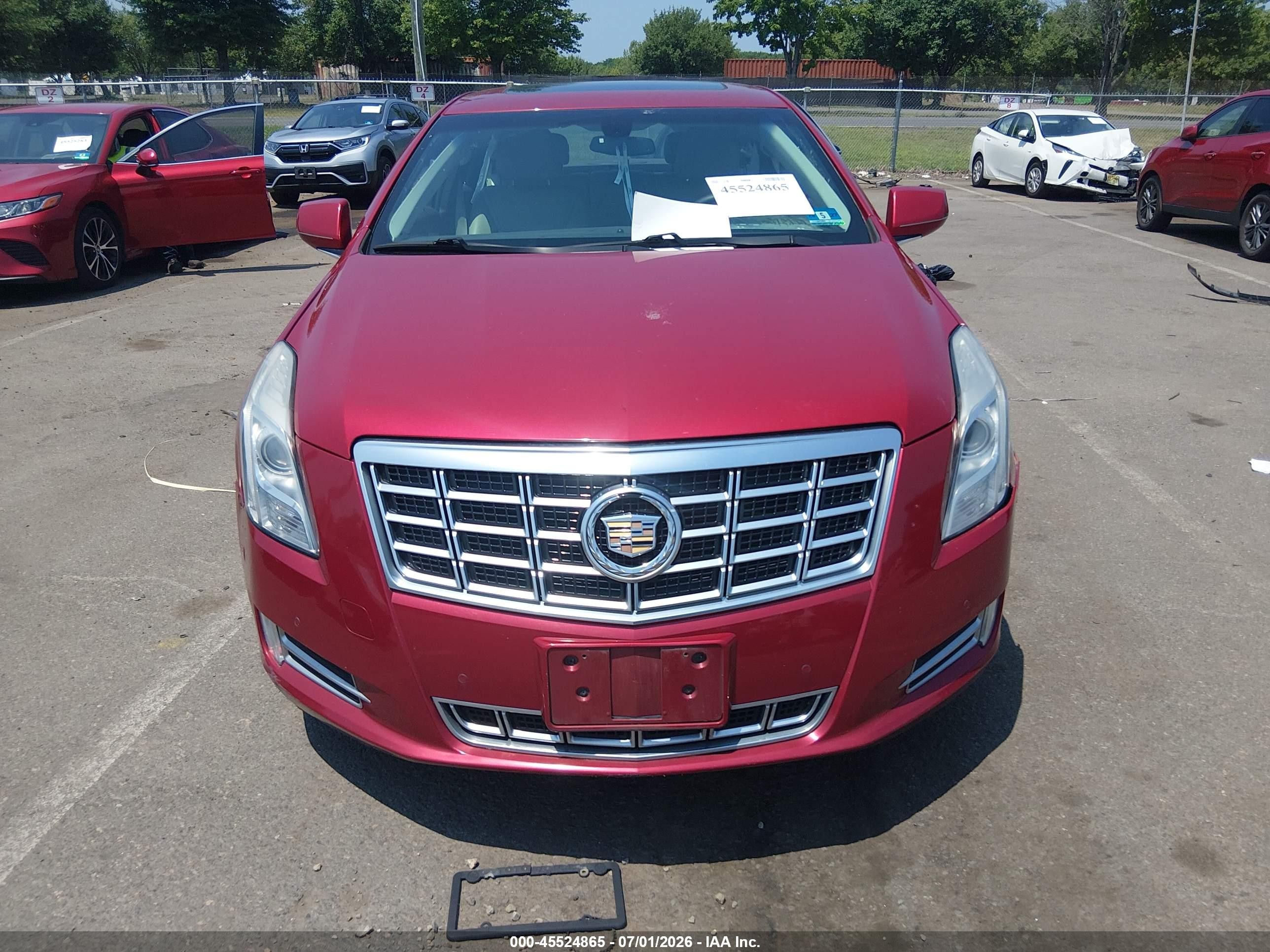 2014 Cadillac Xts Luxury Red vin: 2G61M5S39E9237910