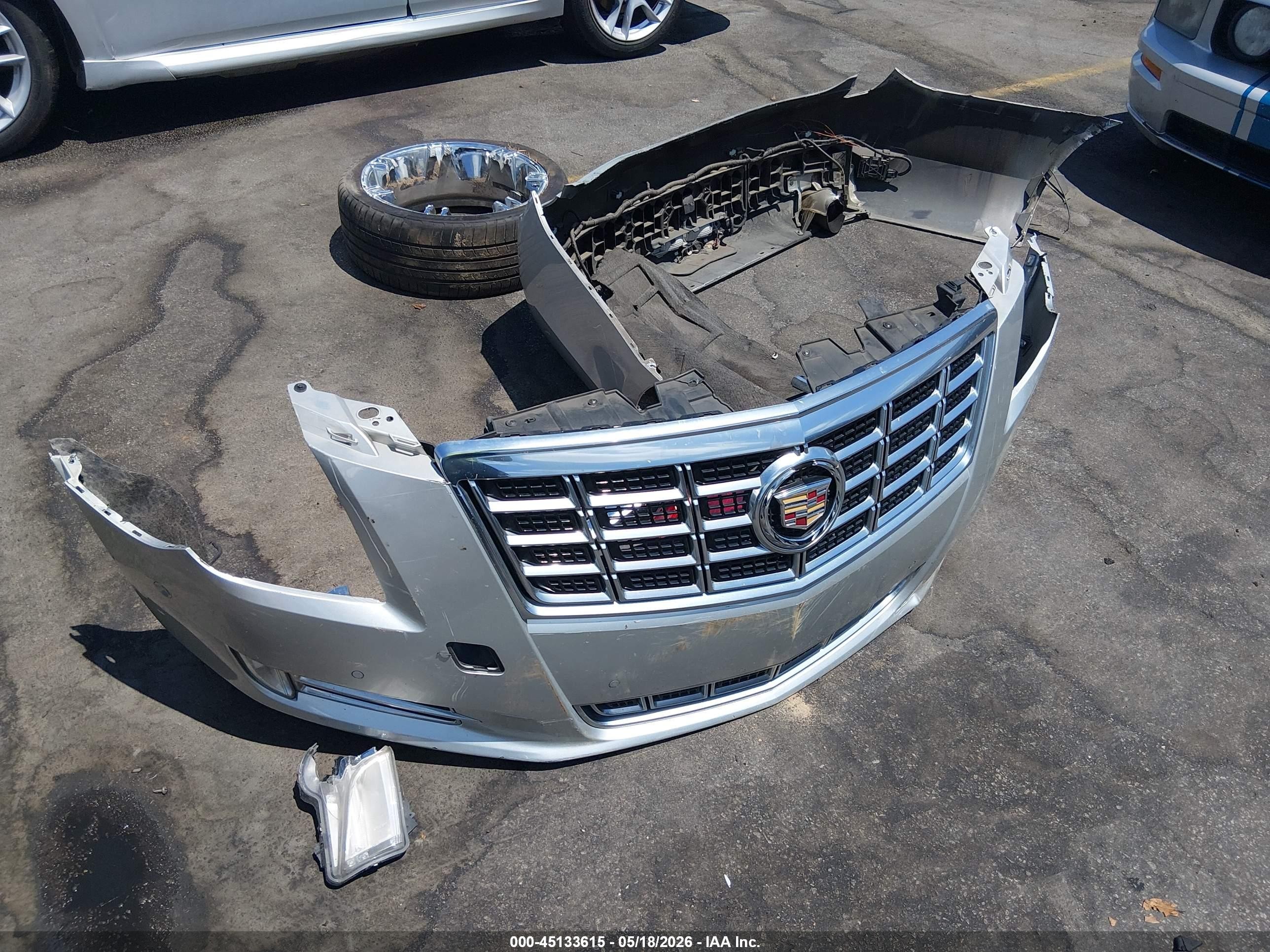 2014 Cadillac Xts Luxury Silver vin: 2G61M5S3XE9180097