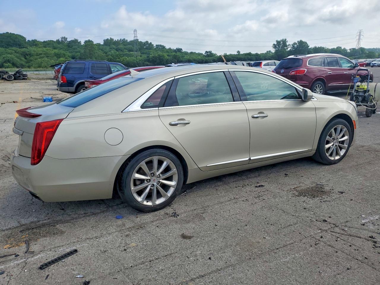 2014 Cadillac Xts Luxury Collection Gold vin: 2G61M5S3XE9319726