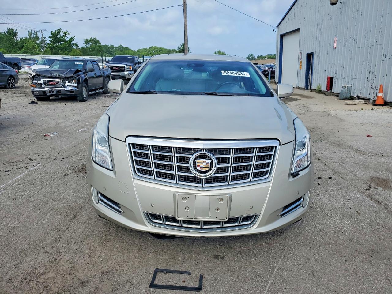 2014 Cadillac Xts Luxury Collection Gold vin: 2G61M5S3XE9319726
