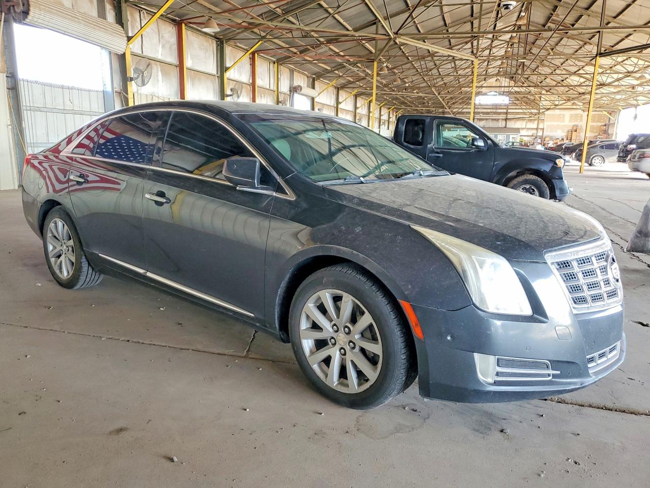 2014 Cadillac Xts Luxury Collection Gray vin: 2G61MS537E9119807