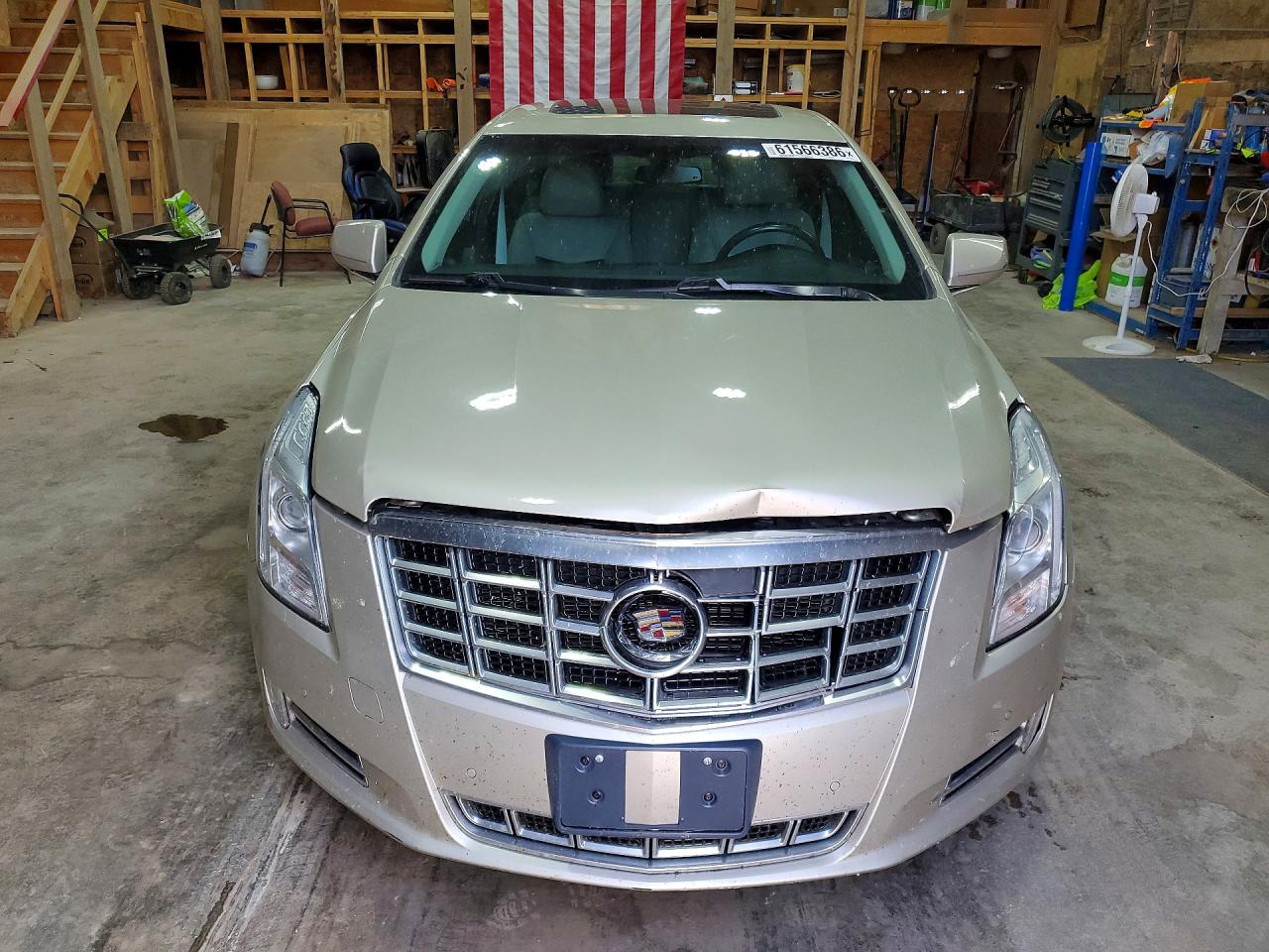 2014 Cadillac Xts Luxury Collection Cream vin: 2G61N5S35E9292593