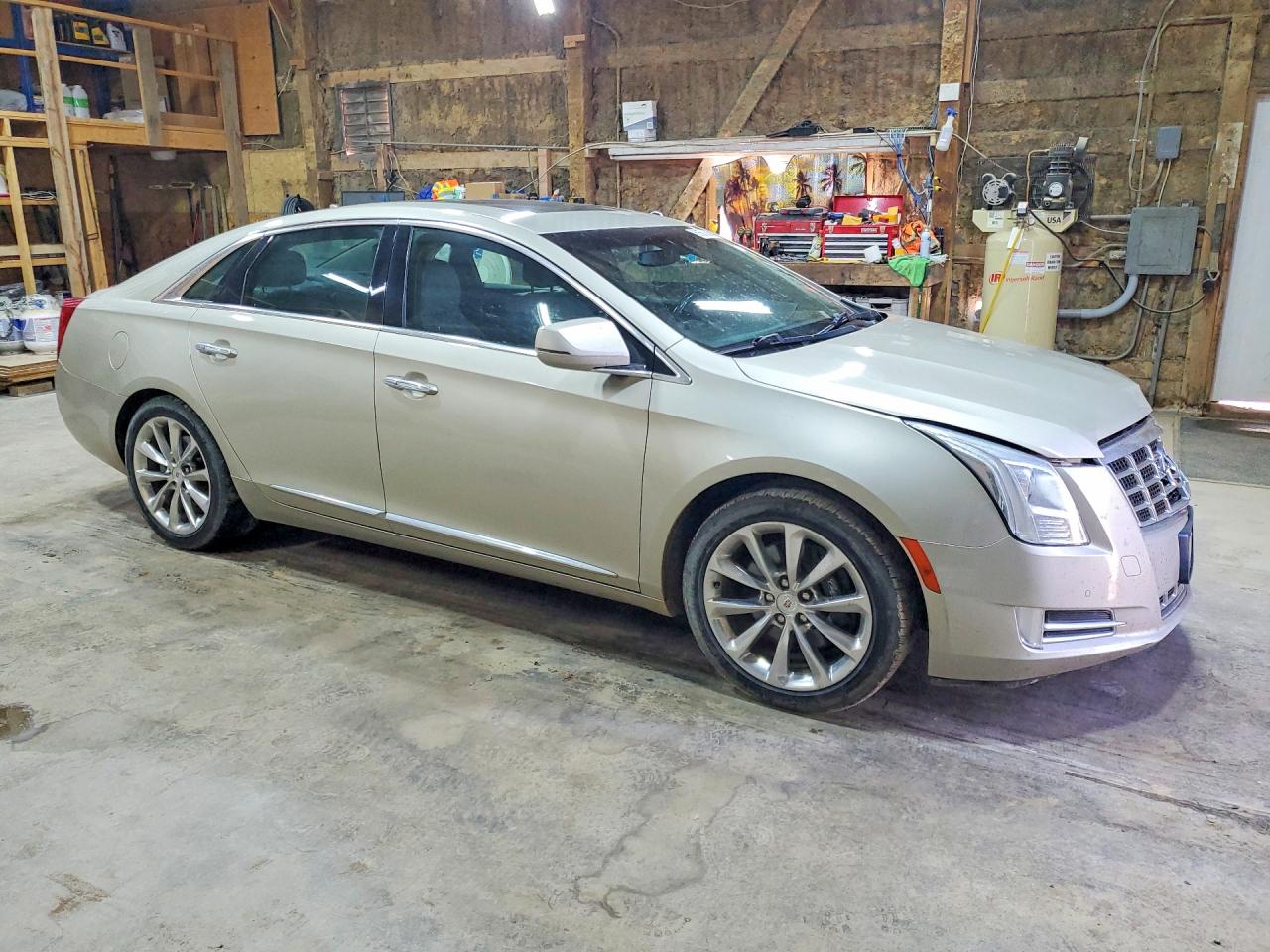 2014 Cadillac Xts Luxury Collection Cream vin: 2G61N5S35E9292593