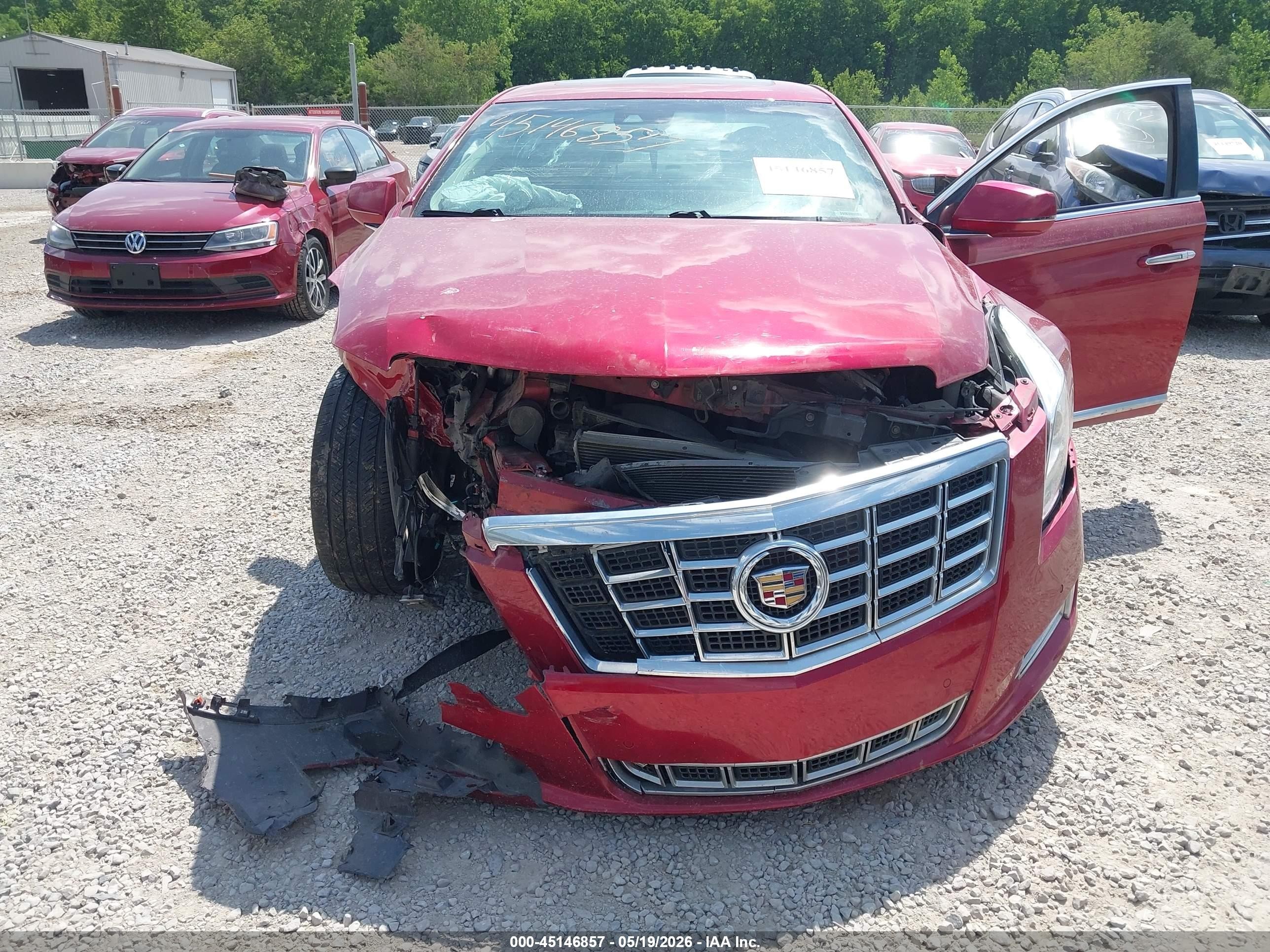 2013 Cadillac Xts Luxury Red vin: 2G61P5S30D9169020