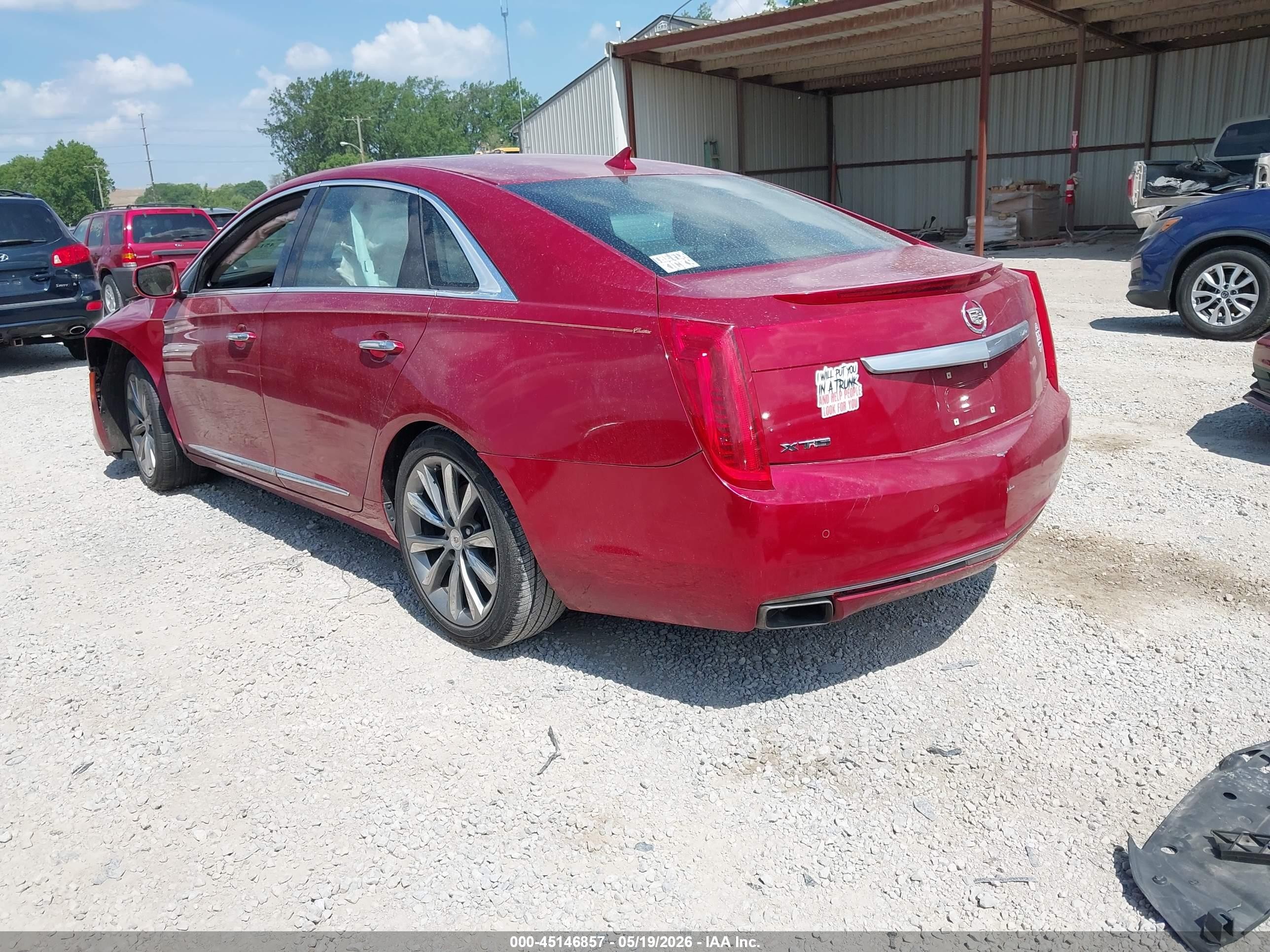 2013 Cadillac Xts Luxury Red vin: 2G61P5S30D9169020