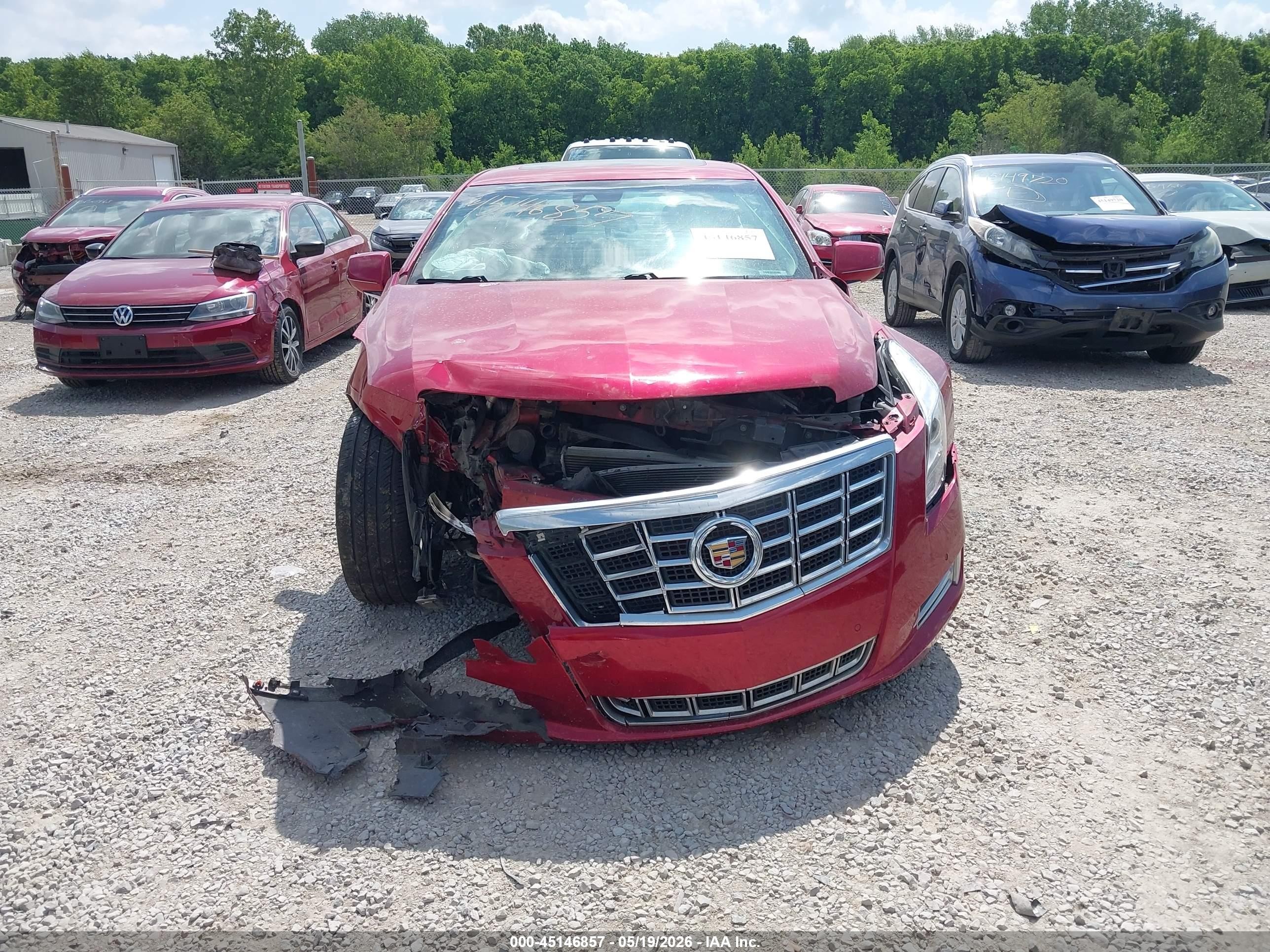 2013 Cadillac Xts Luxury Red vin: 2G61P5S30D9169020