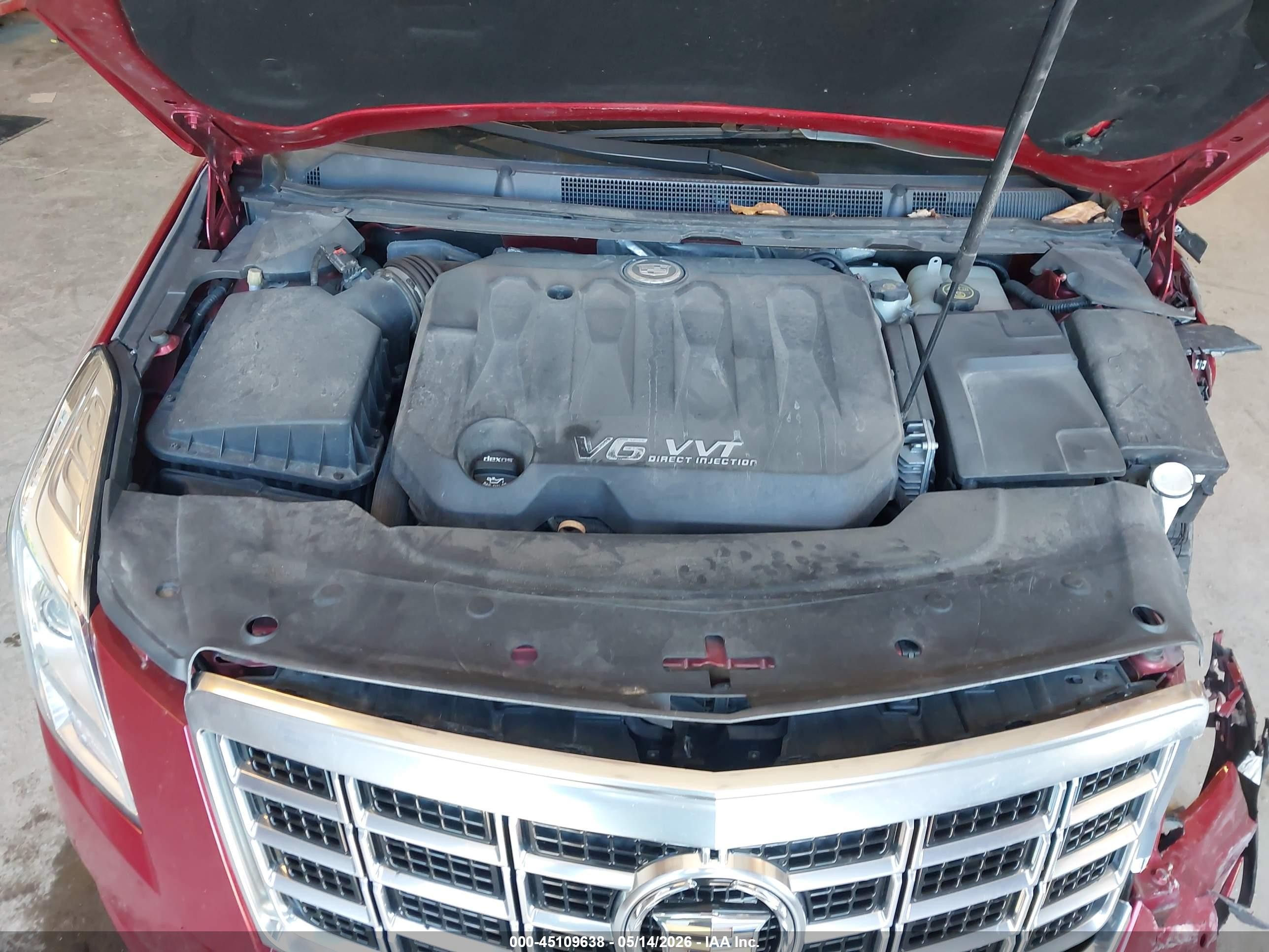 2013 Cadillac Xts Luxury Красный vin: 2G61P5S30D9215512