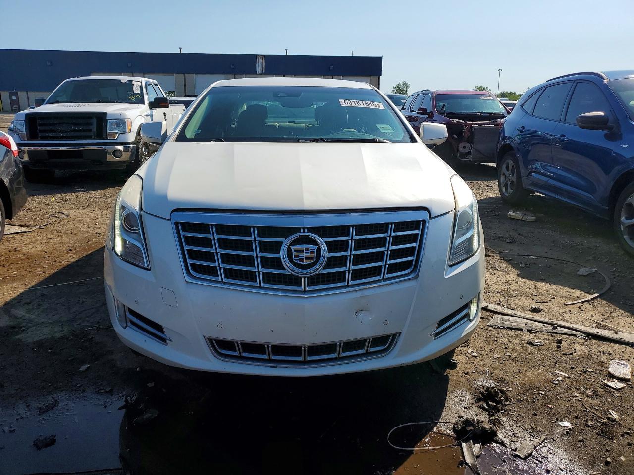 2013 Cadillac Xts Luxury Collection White vin: 2G61P5S30D9240216