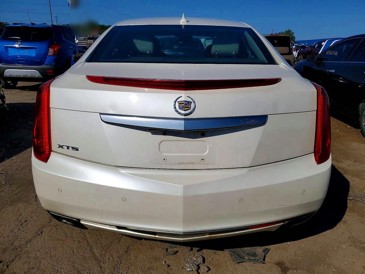 2013 Cadillac Xts Luxury Collection White vin: 2G61P5S30D9240216