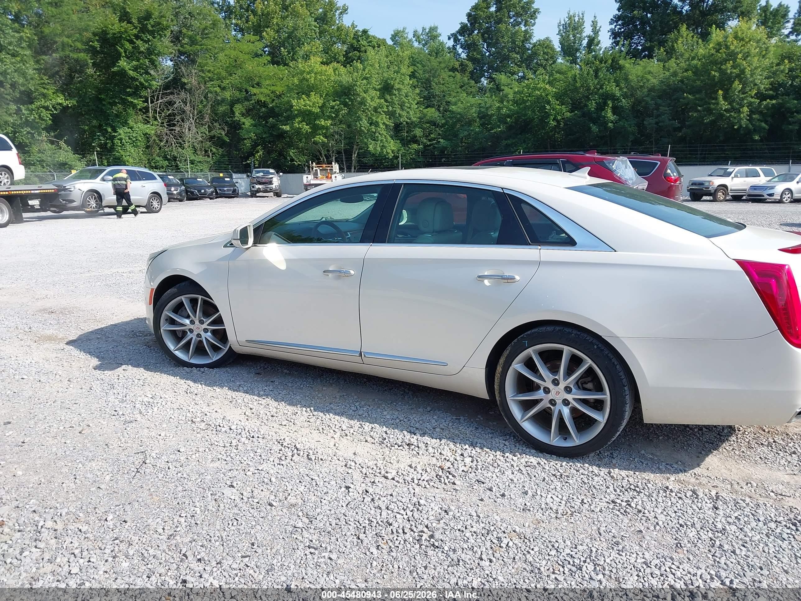 2014 Cadillac Xts Premium Белый vin: 2G61P5S31E9189536