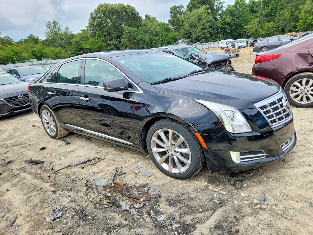 2013 Cadillac Xts Black vin: 2G61P5S32D9228794