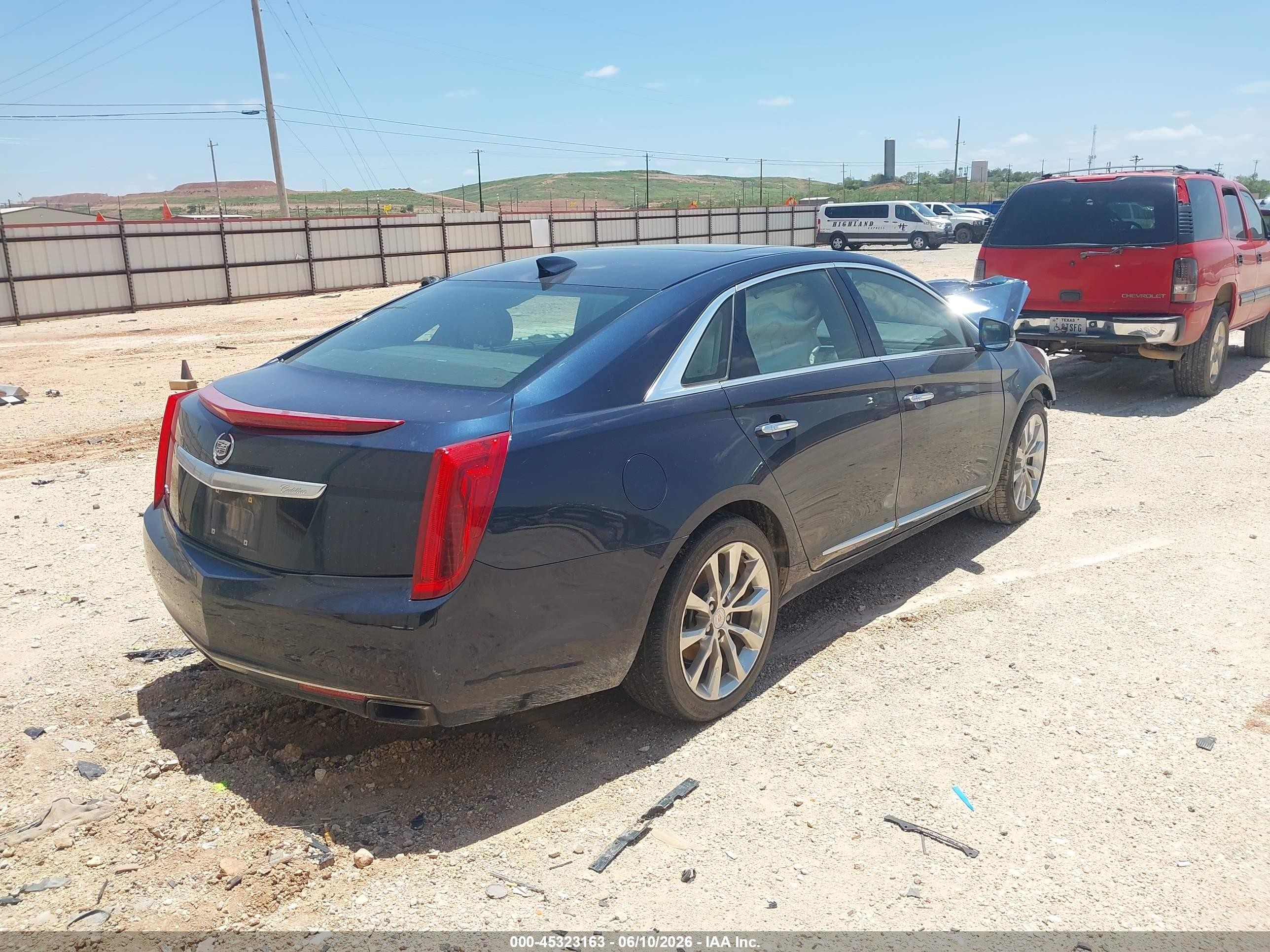 2015 Cadillac Xts Premium Dark Blue vin: 2G61P5S32F9267677