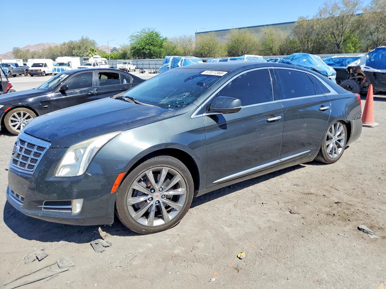2013 Cadillac Xts Luxury Collection Gray vin: 2G61P5S33D9235088