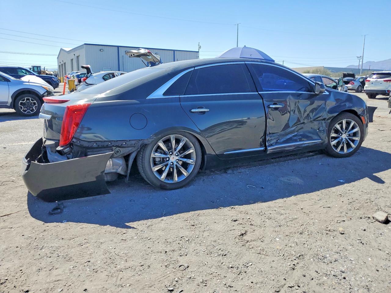 2013 Cadillac Xts Luxury Collection Gray vin: 2G61P5S33D9235088