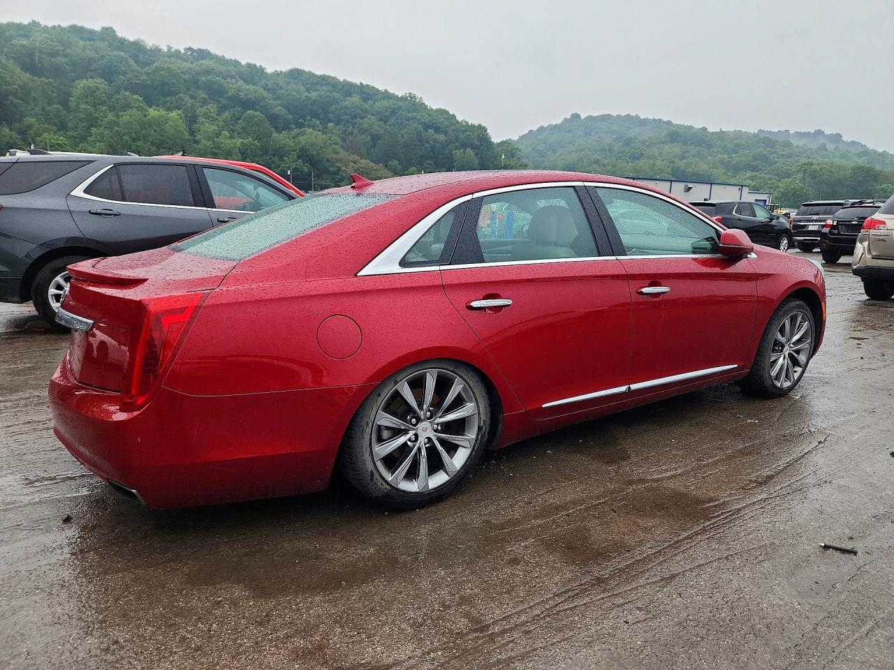 2013 Cadillac Xts Luxury Collection Red vin: 2G61P5S34D9100332