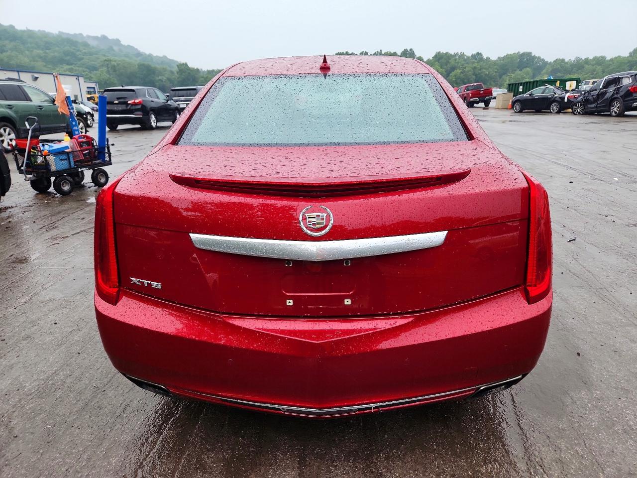 2013 Cadillac Xts Luxury Collection Red vin: 2G61P5S34D9100332