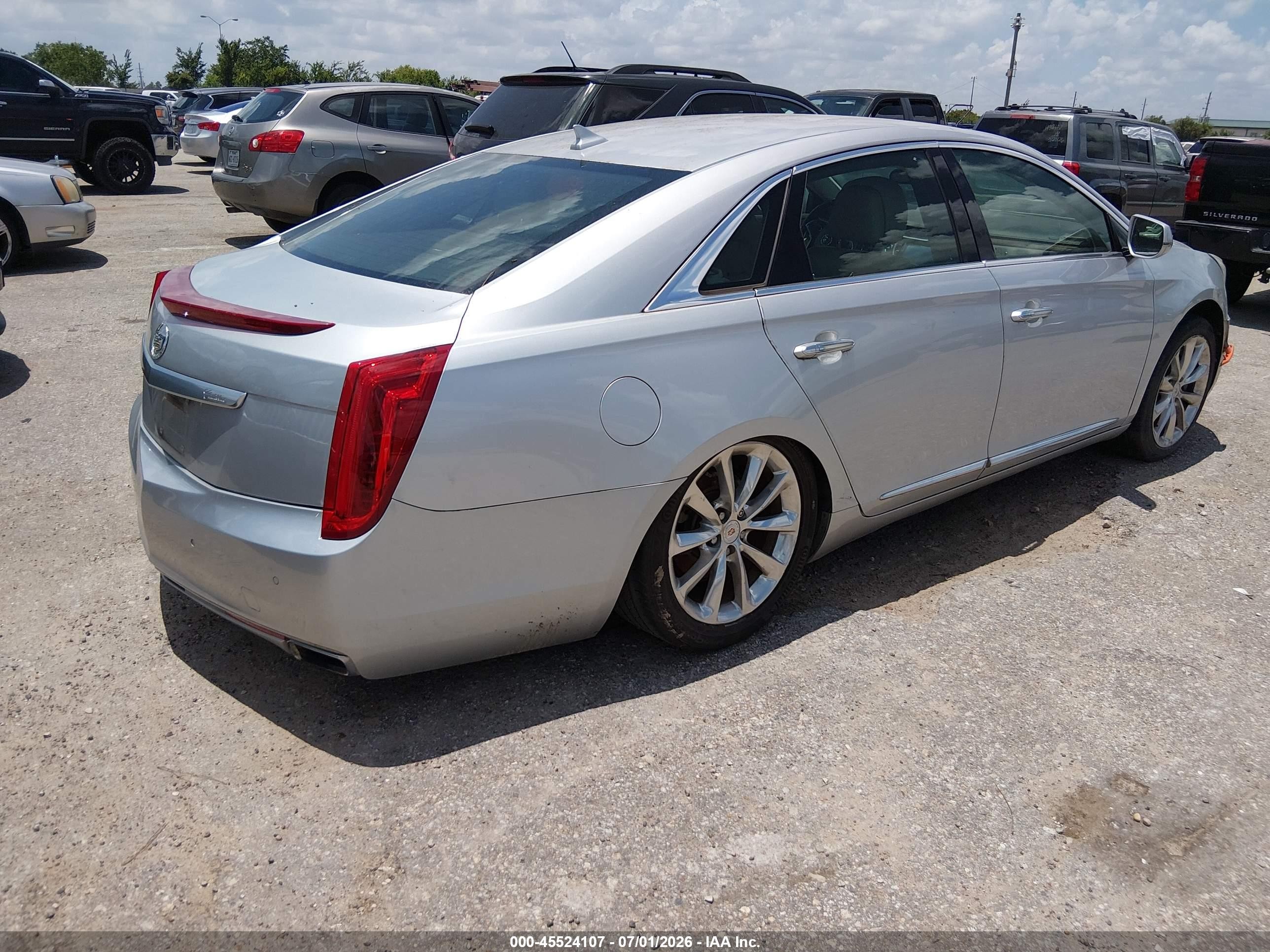 2013 Cadillac Xts Luxury Silver vin: 2G61P5S34D9218476