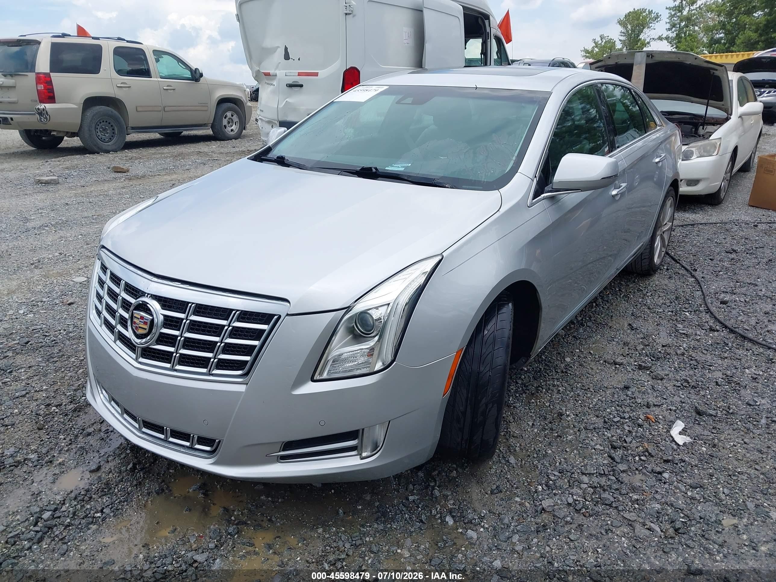 2013 Cadillac Xts Luxury Silver vin: 2G61P5S35D9161589