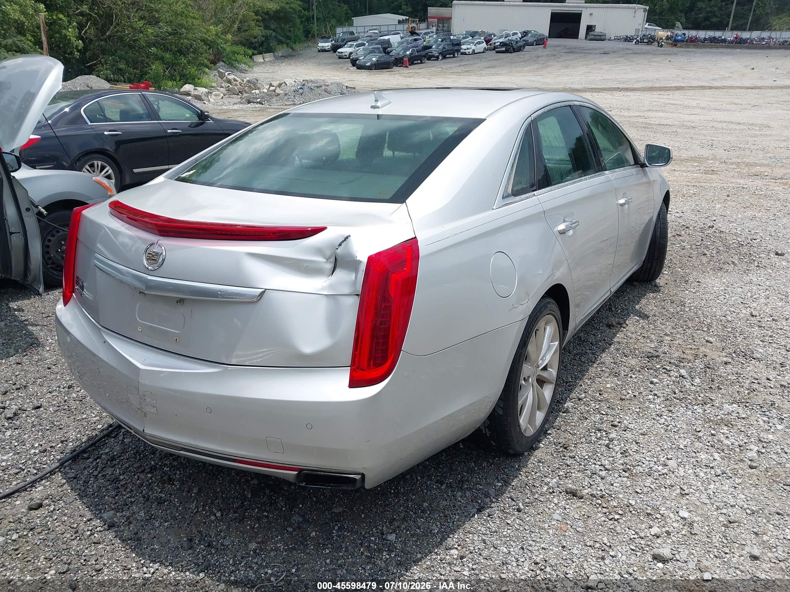 2013 Cadillac Xts Luxury Silver vin: 2G61P5S35D9161589