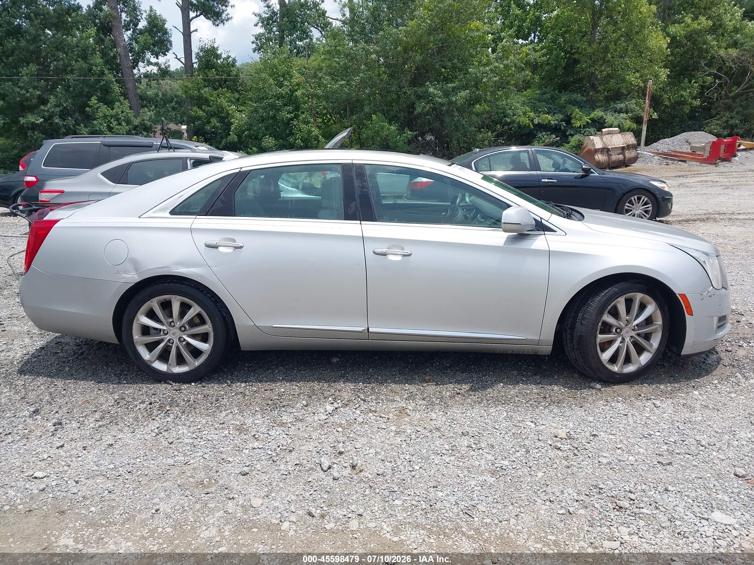 2013 Cadillac Xts Luxury Silver vin: 2G61P5S35D9161589