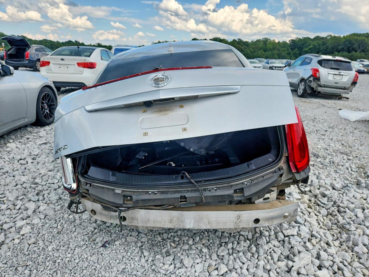 2013 Cadillac Xts Luxury Collection Silver vin: 2G61P5S35D9182135