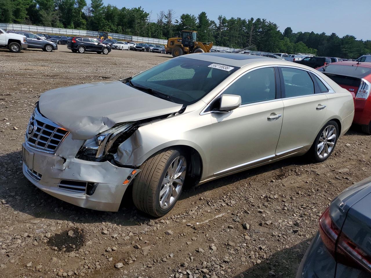 2013 Cadillac Xts Luxury Collection Silver vin: 2G61P5S35D9189862