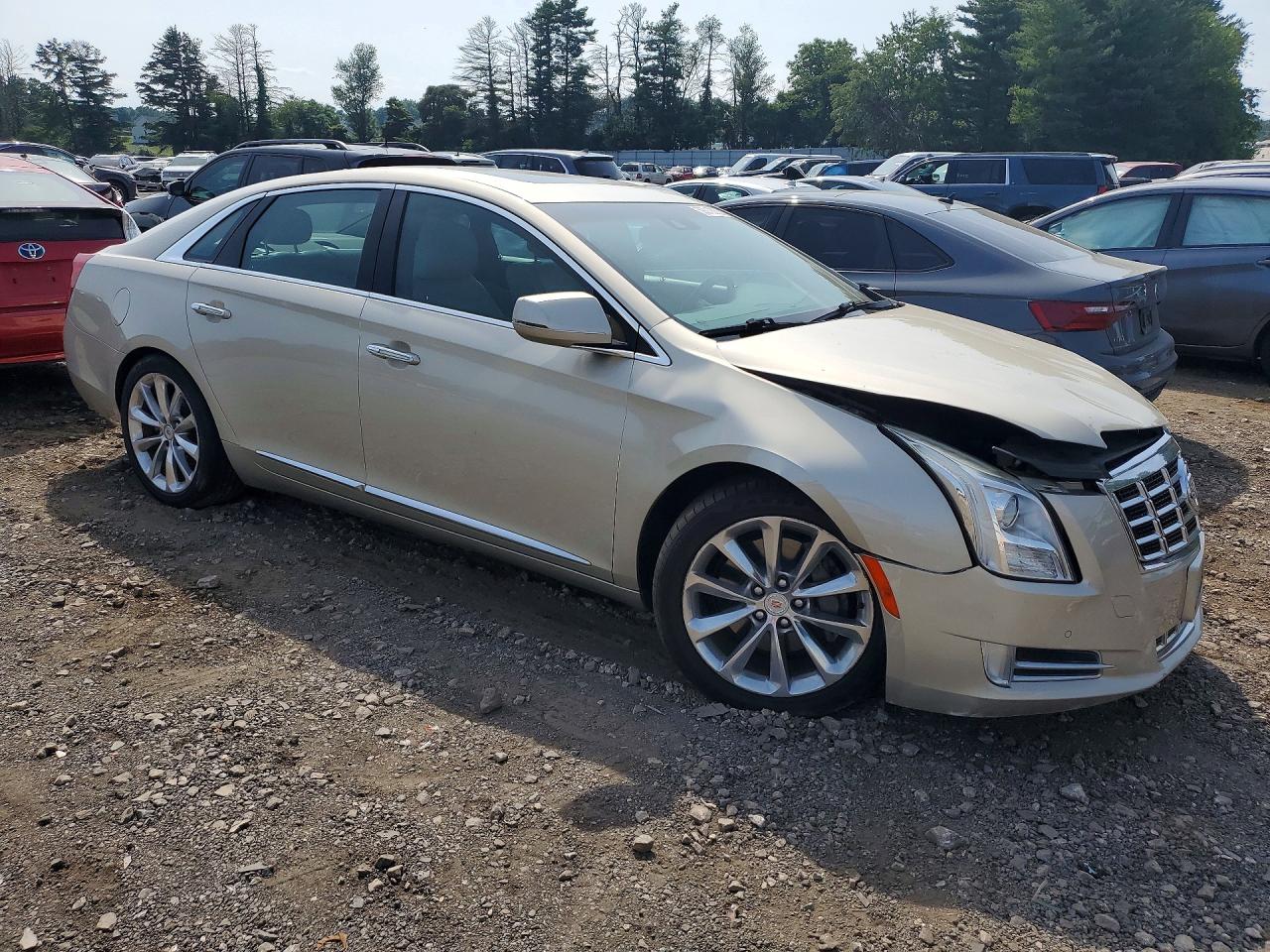2013 Cadillac Xts Luxury Collection Silver vin: 2G61P5S35D9189862