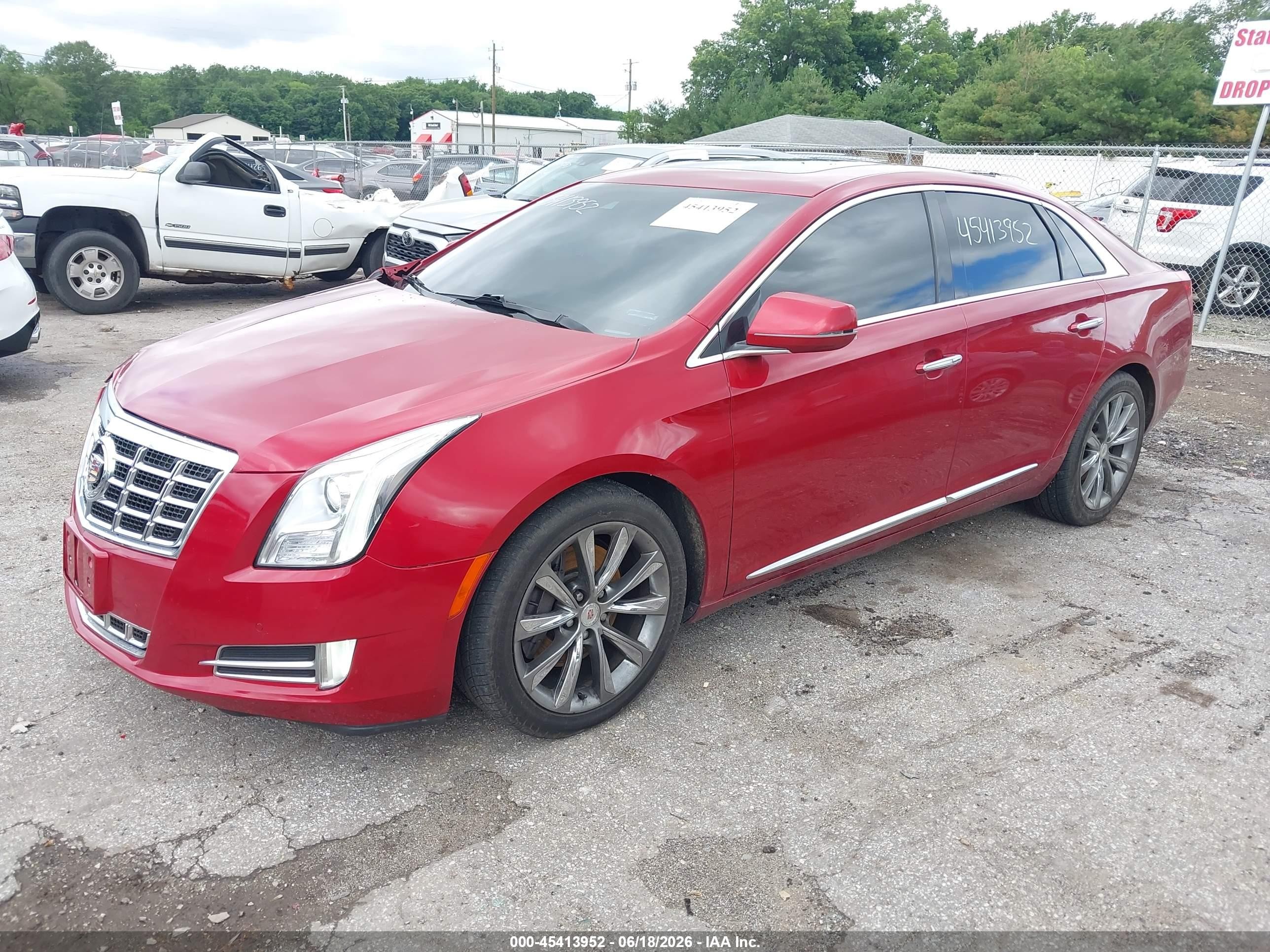 2013 Cadillac Xts Luxury Red vin: 2G61P5S35D9223069