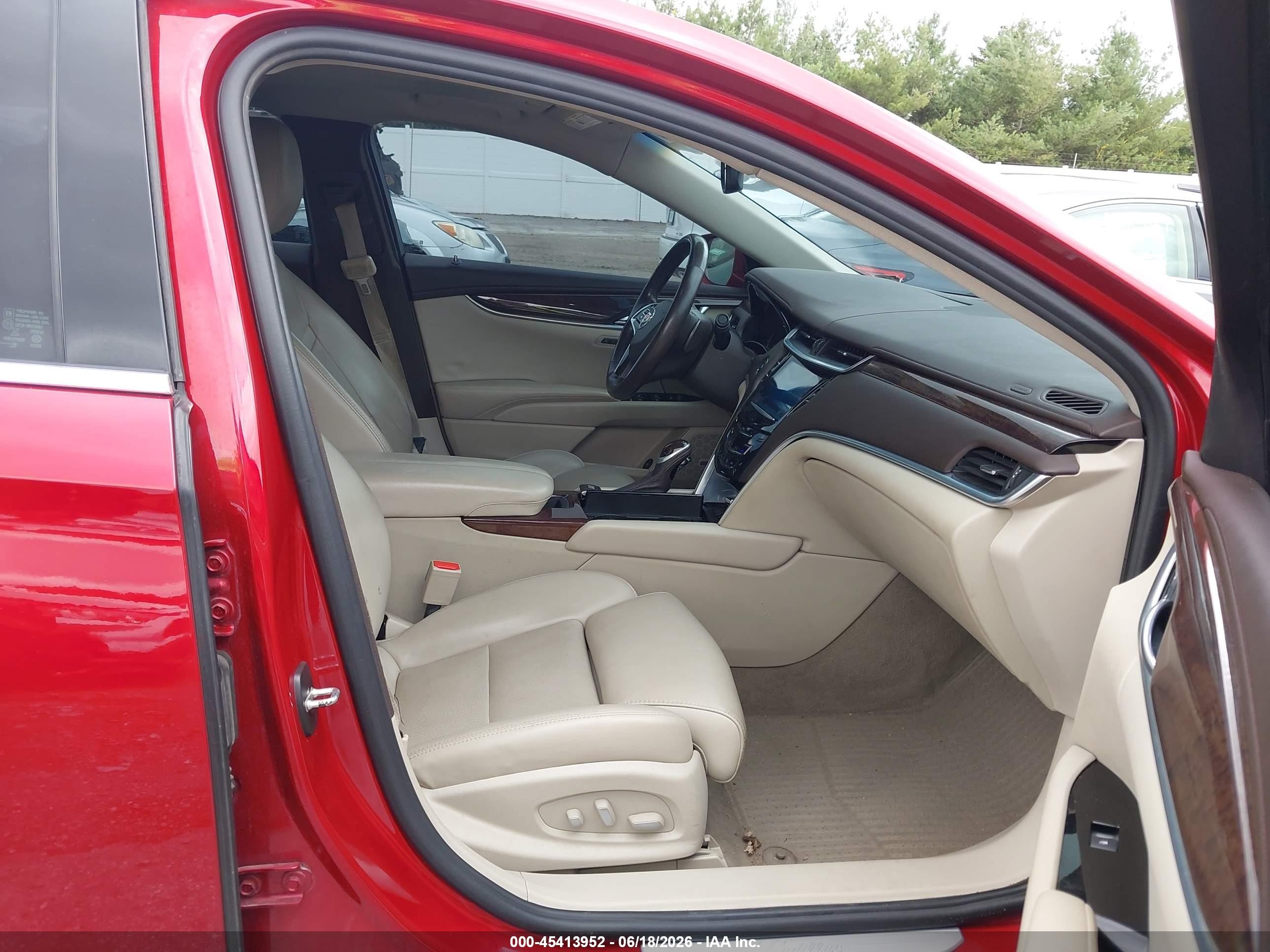 2013 Cadillac Xts Luxury Red vin: 2G61P5S35D9223069