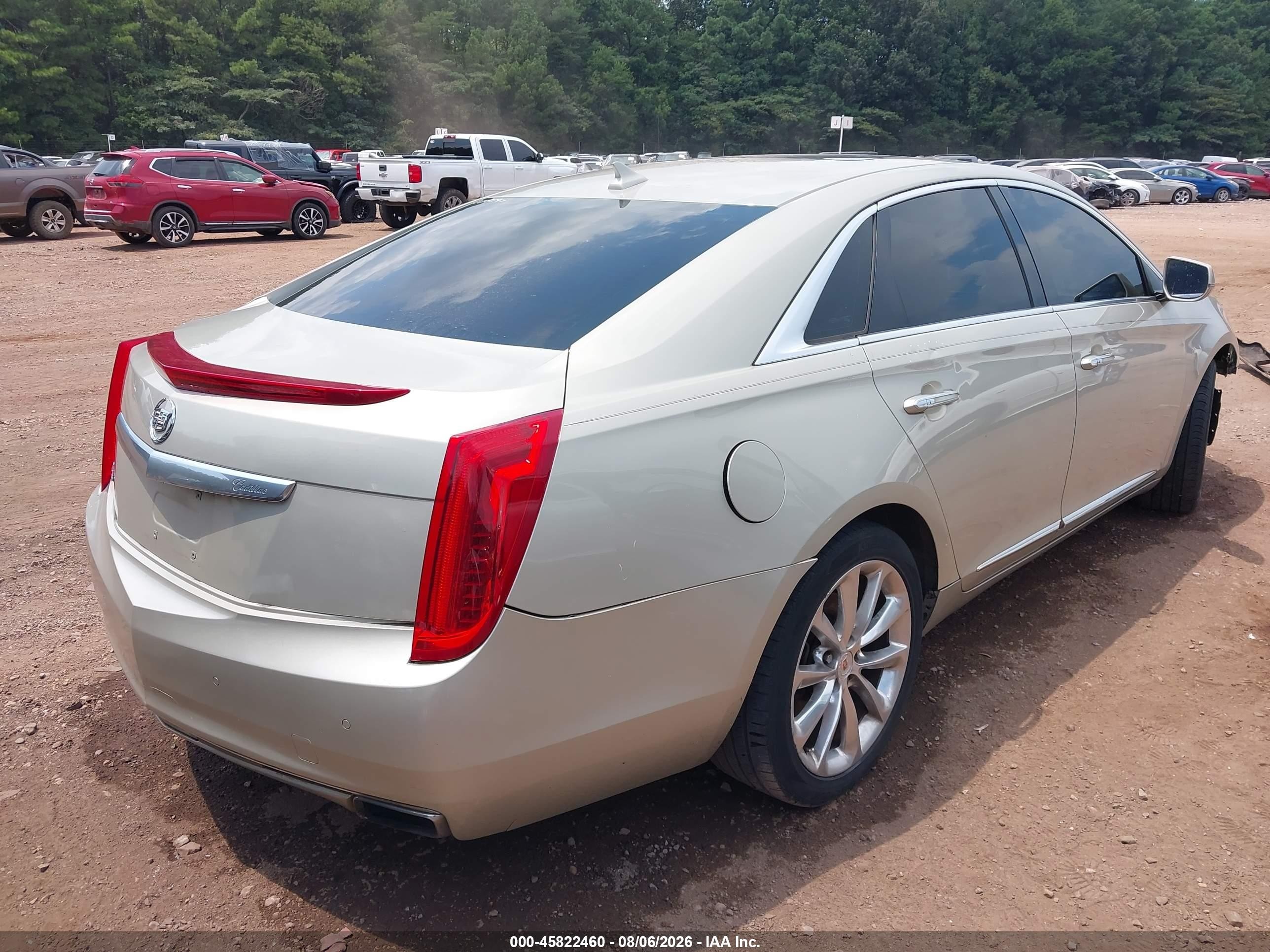 2013 Cadillac Xts Luxury Бежевый vin: 2G61P5S35D9237960