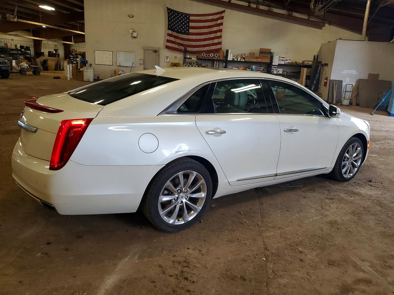 2013 Cadillac Xts Luxury Collection White vin: 2G61P5S36D9115012