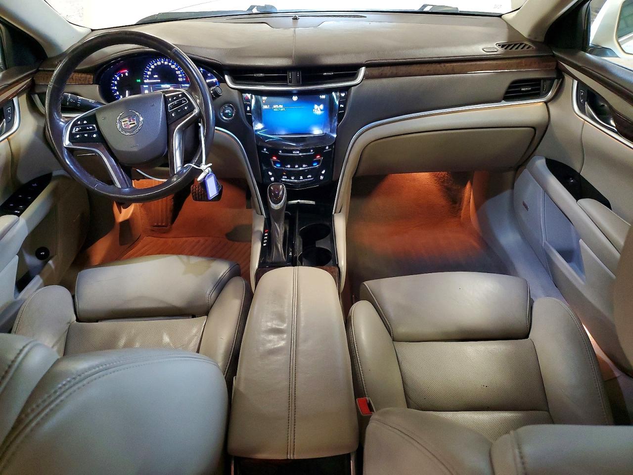 2013 Cadillac Xts Luxury Collection White vin: 2G61P5S36D9115012