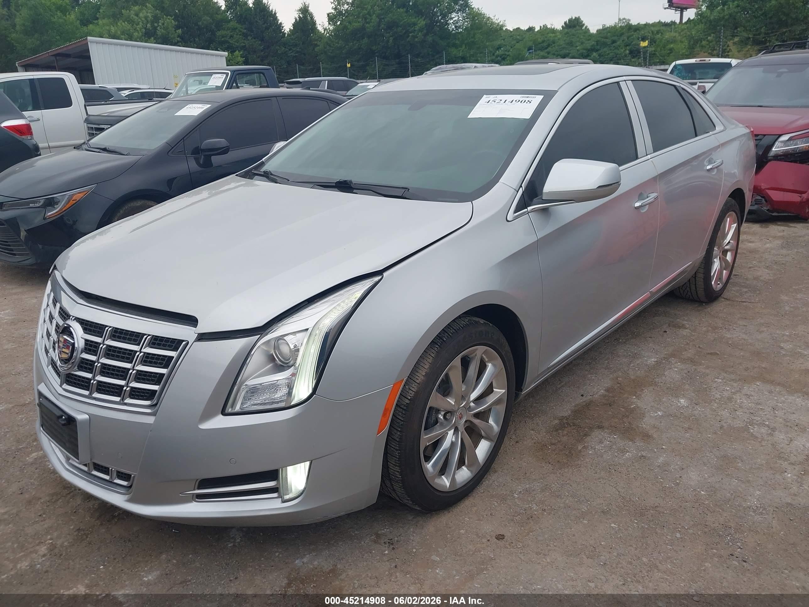 2013 Cadillac Xts Luxury Silver vin: 2G61P5S36D9119805