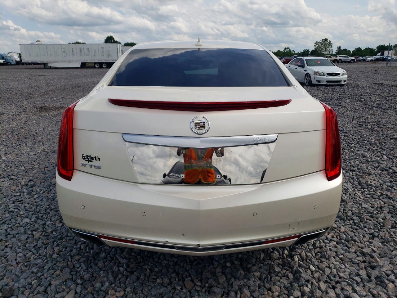 2013 Cadillac Xts Luxury Collection White vin: 2G61P5S36D9192396