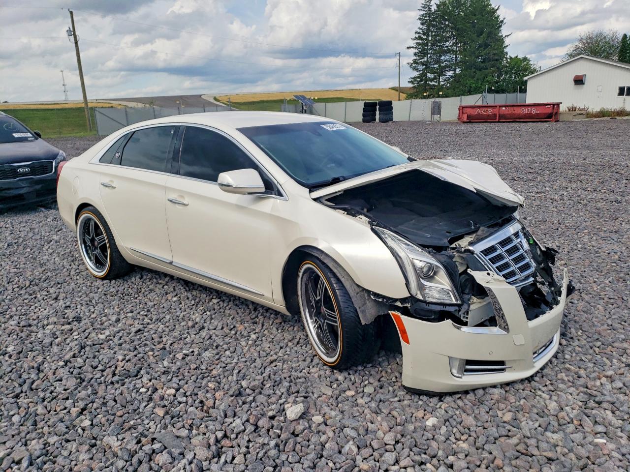 2013 Cadillac Xts Luxury Collection White vin: 2G61P5S36D9192396